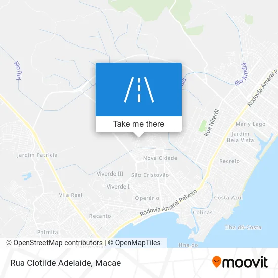 Rua Clotilde Adelaide map