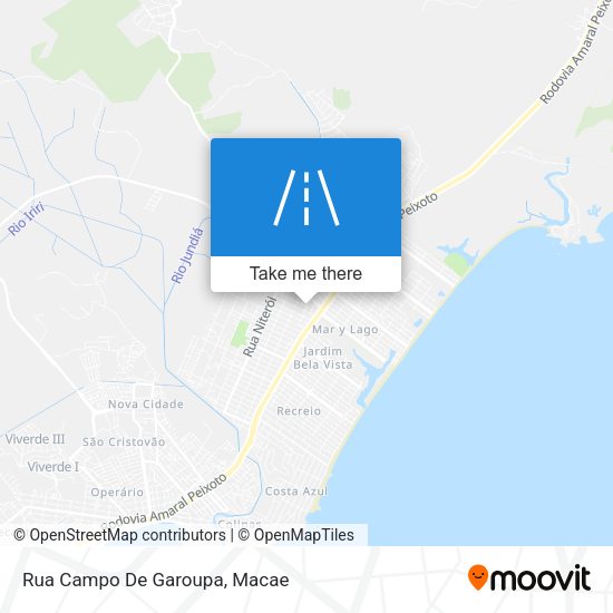 Rua Campo De Garoupa map