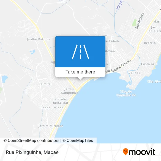 Rua Pixinguinha map