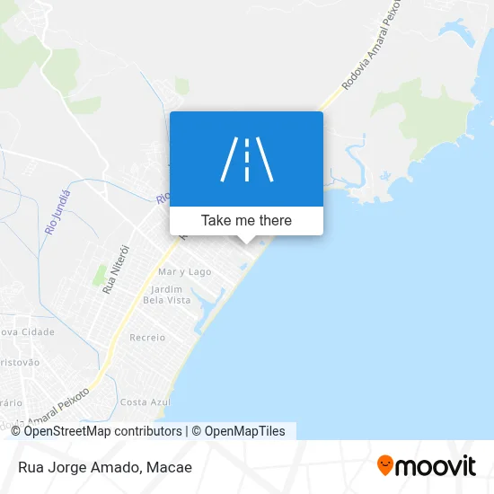 Rua Jorge Amado map