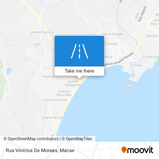 Rua Vinícius De Moraes map