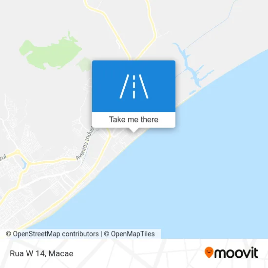Rua W 14 map