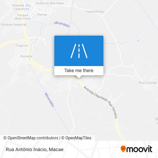 Rua Antônio Inácio map