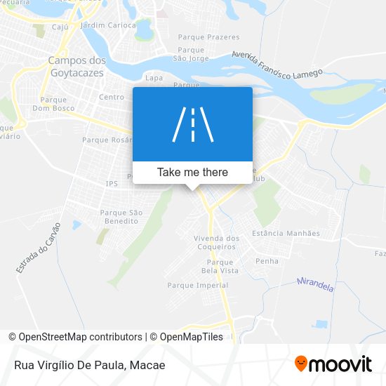 Rua Virgílio De Paula map