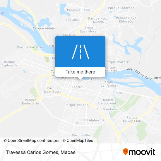 Travessa Carlos Gomes map