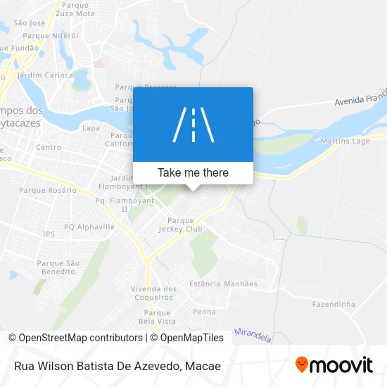 Rua Wilson Batista De Azevedo map