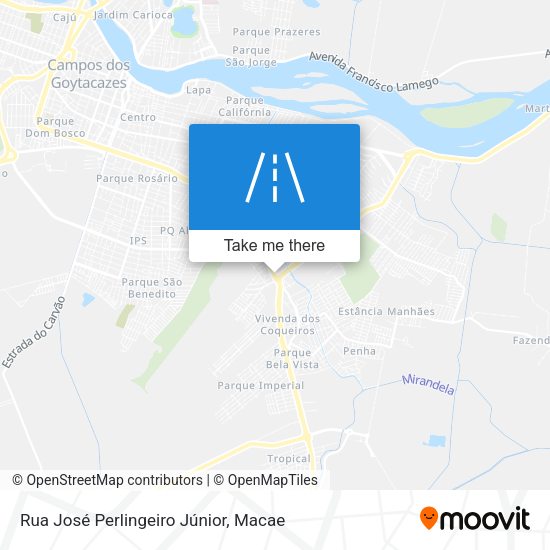 Rua José Perlingeiro Júnior map