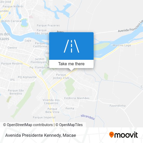 Avenida Presidente Kennedy map