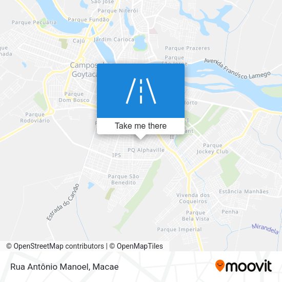 Rua Antônio Manoel map