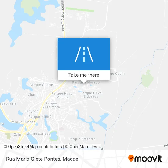 Rua Maria Giete Pontes map