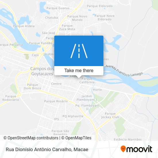 Rua Dionísio Antônio Carvalho map