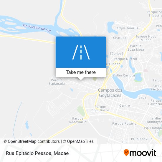 Rua Epitácio Pessoa map
