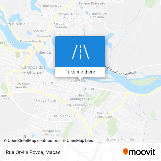 Rua Orvile Povoa map