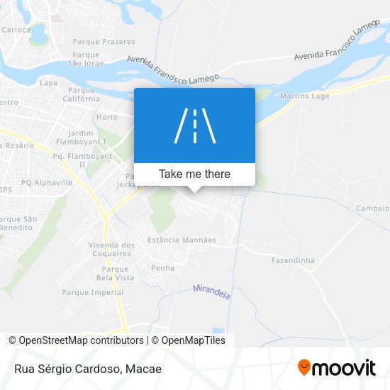 Rua Sérgio Cardoso map