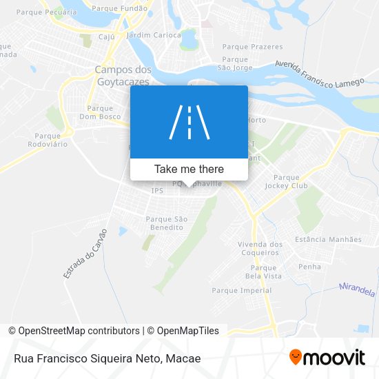 Rua Francisco Siqueira Neto map