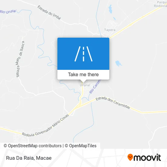 Rua Da Raia map