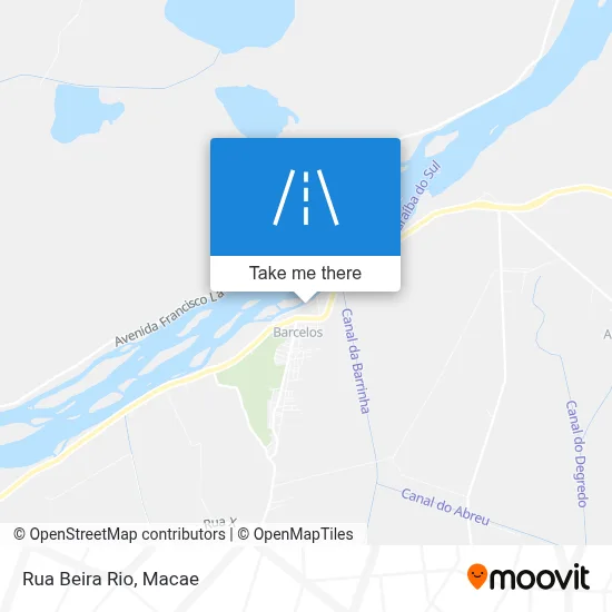 Rua Beira Rio map