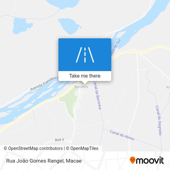 Rua João Gomes Rangel map