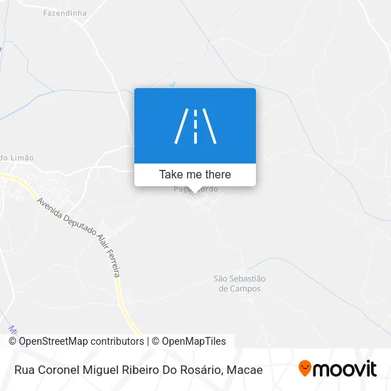 Rua Coronel Miguel Ribeiro Do Rosário map