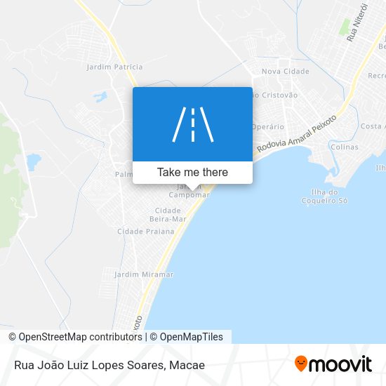 Rua João Luiz Lopes Soares map