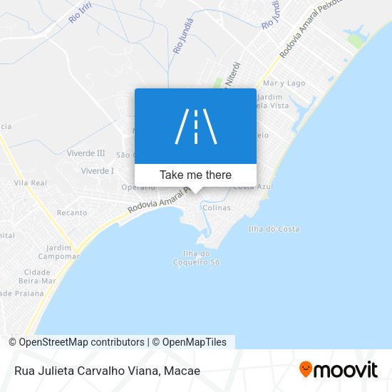 Rua Julieta Carvalho Viana map