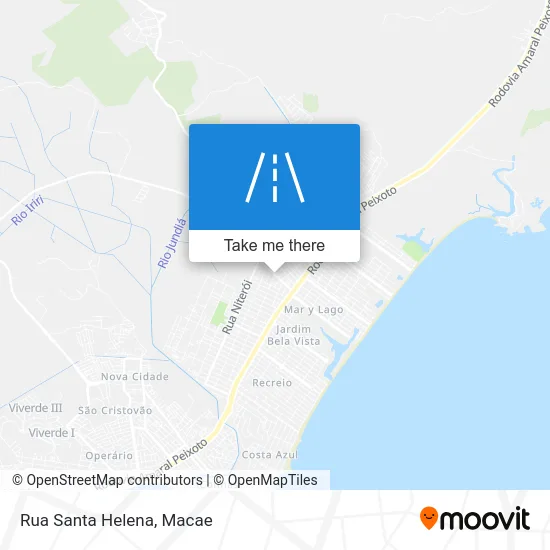 Rua Santa Helena map