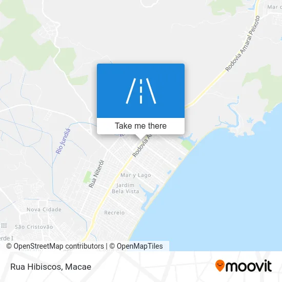 Rua Hibiscos map