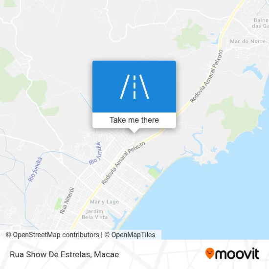 Rua Show De Estrelas map