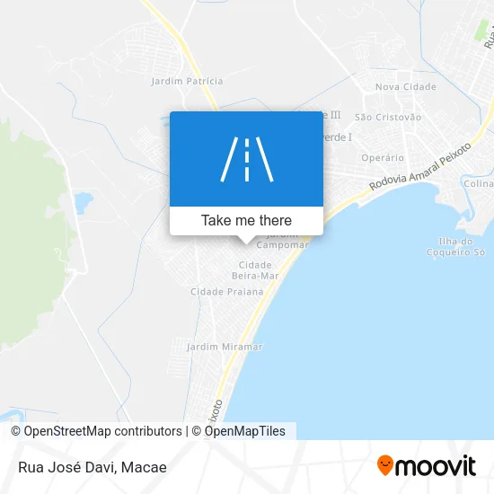 Rua José Davi map