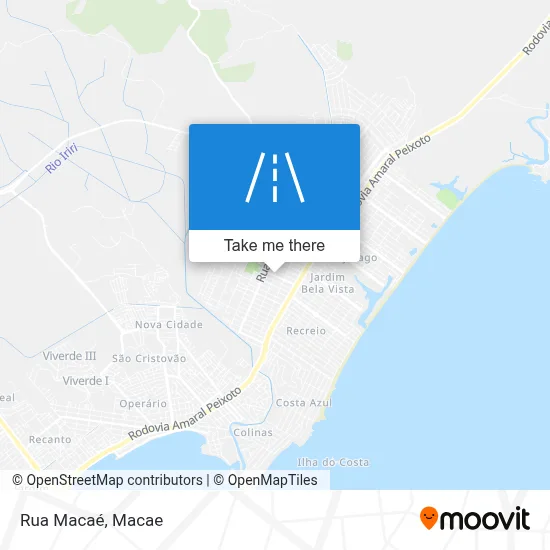 Rua Macaé map