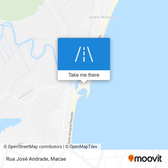 Rua José Andrade map
