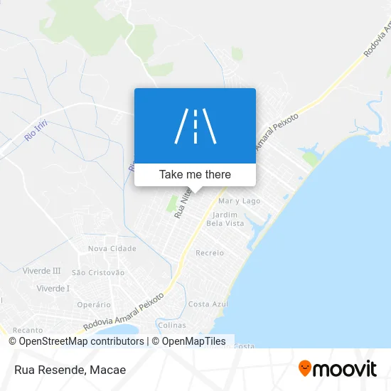 Rua Resende map
