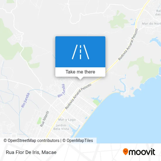 Rua Flor De Iris map