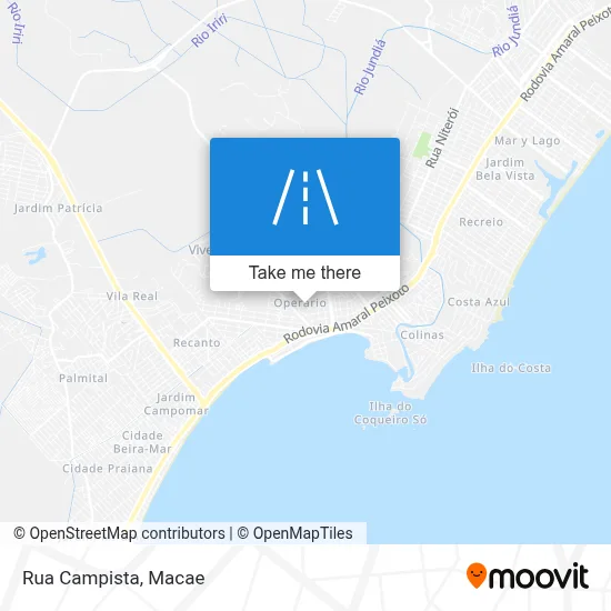 Rua Campista map
