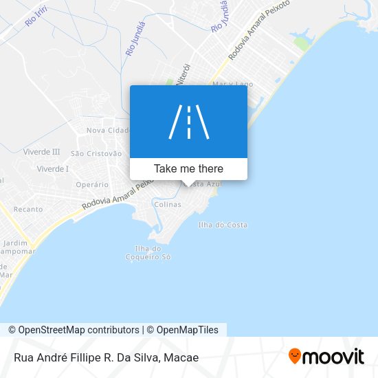 Rua André Fillipe R. Da Silva map