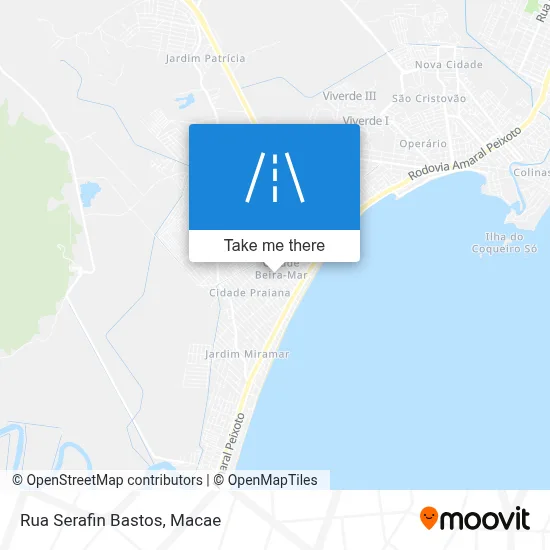 Rua Serafin Bastos map
