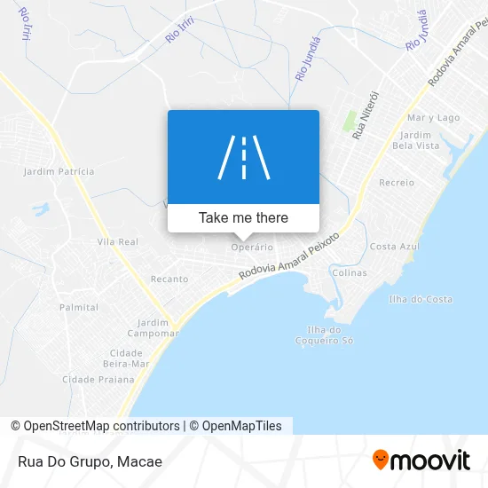 Rua Do Grupo map