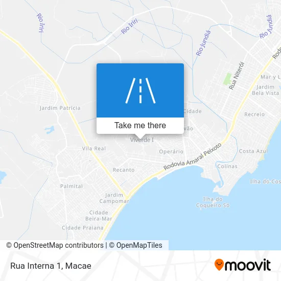 Rua Interna 1 map