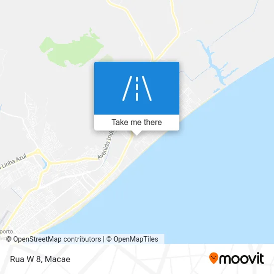 Rua W 8 map