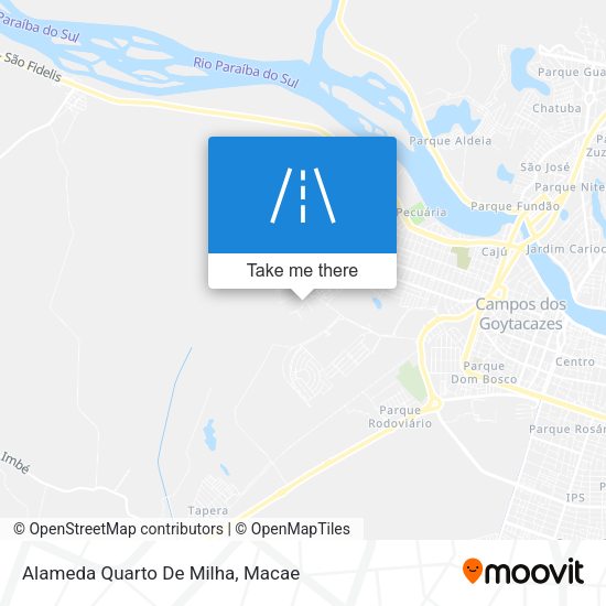 Alameda Quarto De Milha map