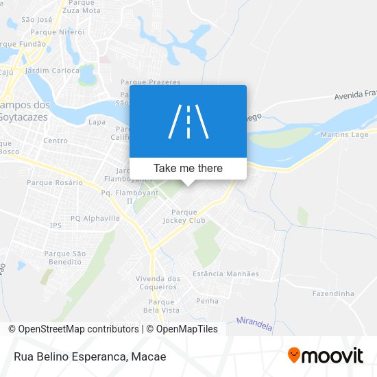 Rua Belino Esperanca map