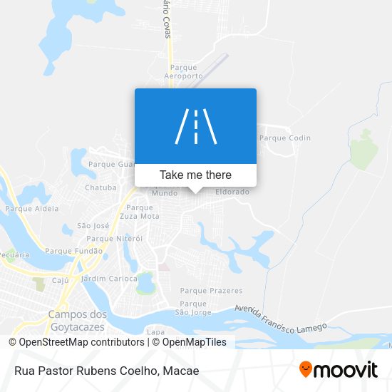 Rua Pastor Rubens Coelho map