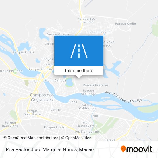 Rua Pastor José Marquês Nunes map