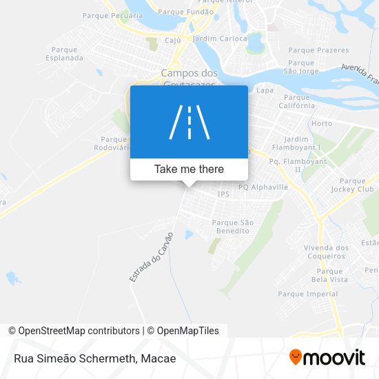 Rua Simeão Schermeth map