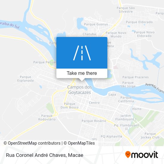Rua Coronel André Chaves map