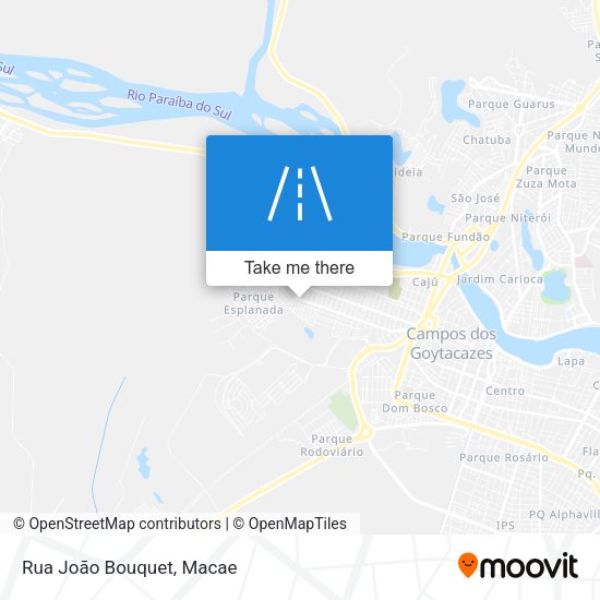 Rua João Bouquet map