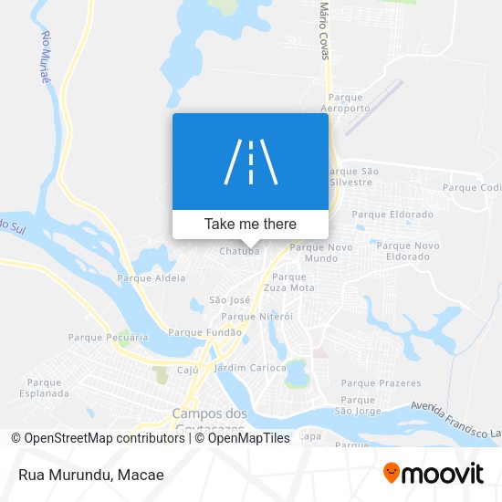 Rua Murundu map