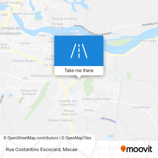 Rua Costantino Escocard map