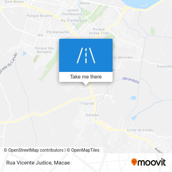 Rua Vicente Judice map