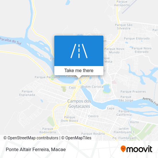 Ponte Altair Ferreira map
